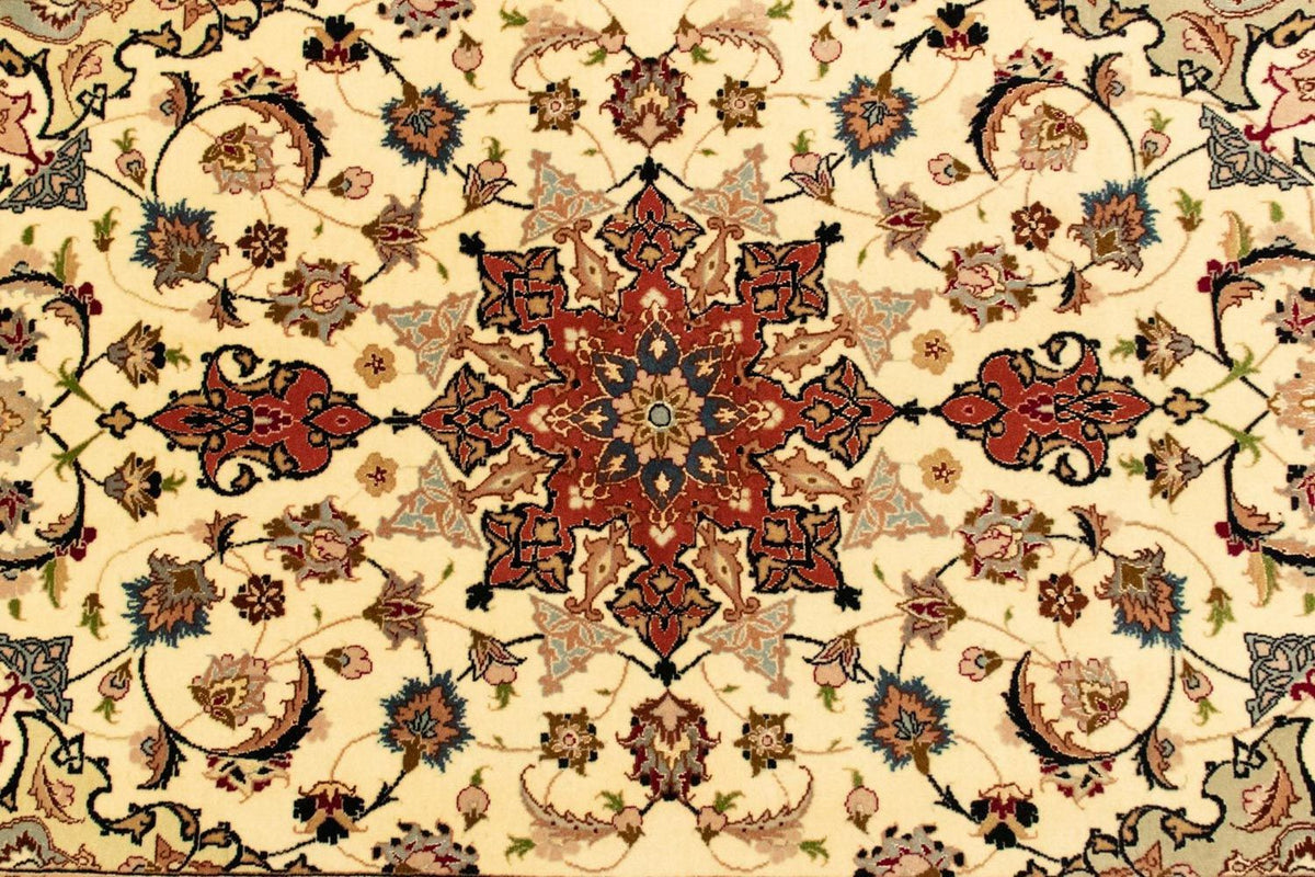 Perzisch tapijt - Tabriz - Royal - 158 x 100 cm - beige
