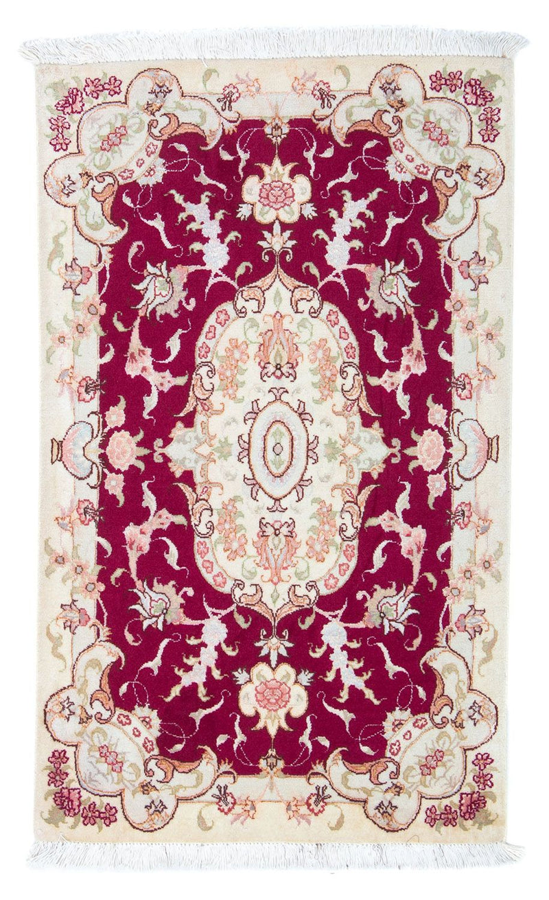 Perzisch tapijt - Tabriz - Royal - 98 x 58 cm - donkerrood