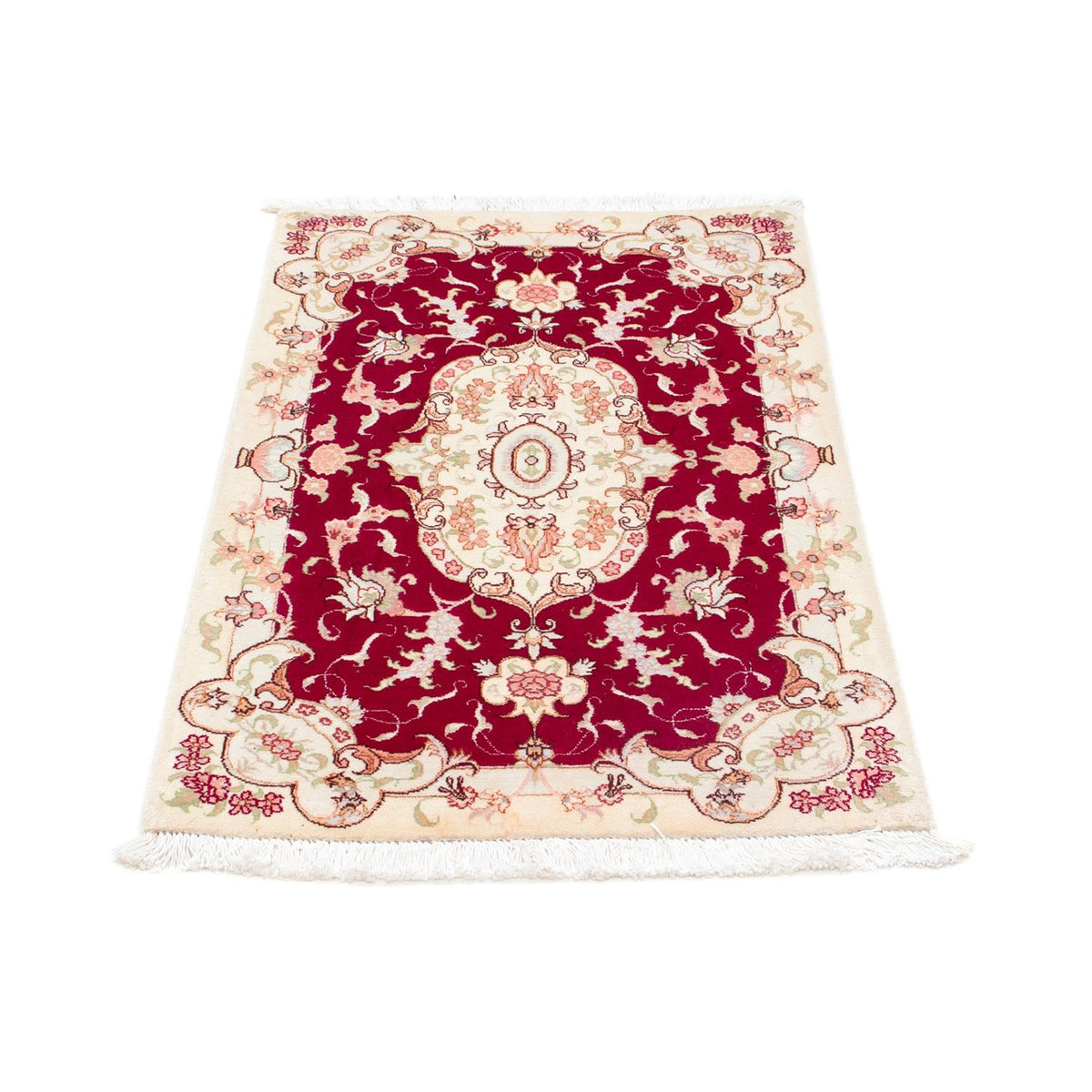 Perzisch tapijt - Tabriz - Royal - 98 x 58 cm - donkerrood