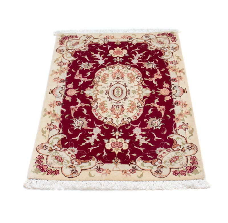 Perzisch tapijt - Tabriz - Royal - 96 x 59 cm - donkerrood
