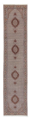 Loper Perzisch tapijt - Tabriz - 402 x 82 cm - veelkleurig