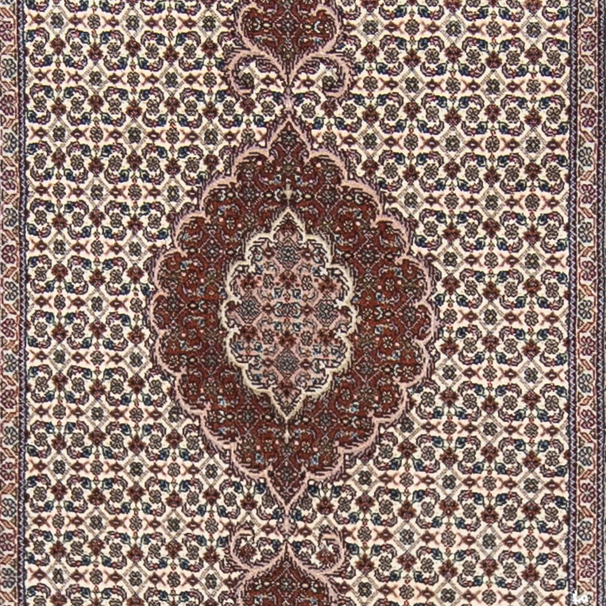 Loper Perzisch tapijt - Tabriz - 402 x 82 cm - veelkleurig