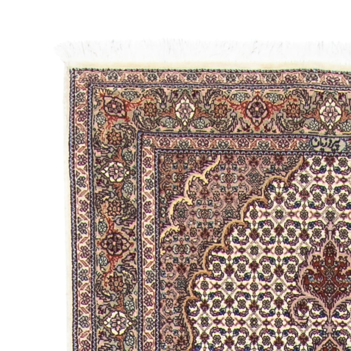 Loper Perzisch tapijt - Tabriz - 402 x 82 cm - veelkleurig