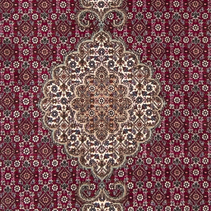 Loper Perzisch tapijt - Tabriz - 344 x 80 cm - donkerrood