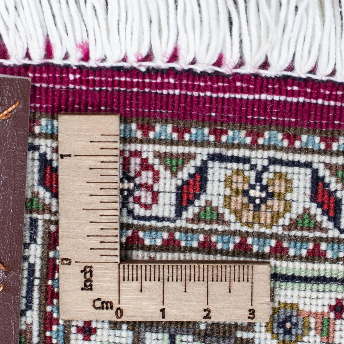 Loper Perzisch tapijt - Tabriz - 344 x 80 cm - donkerrood