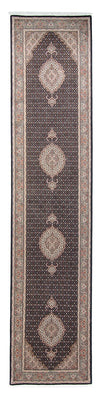 Loper Perzisch tapijt - Tabriz - 389 x 83 cm - veelkleurig
