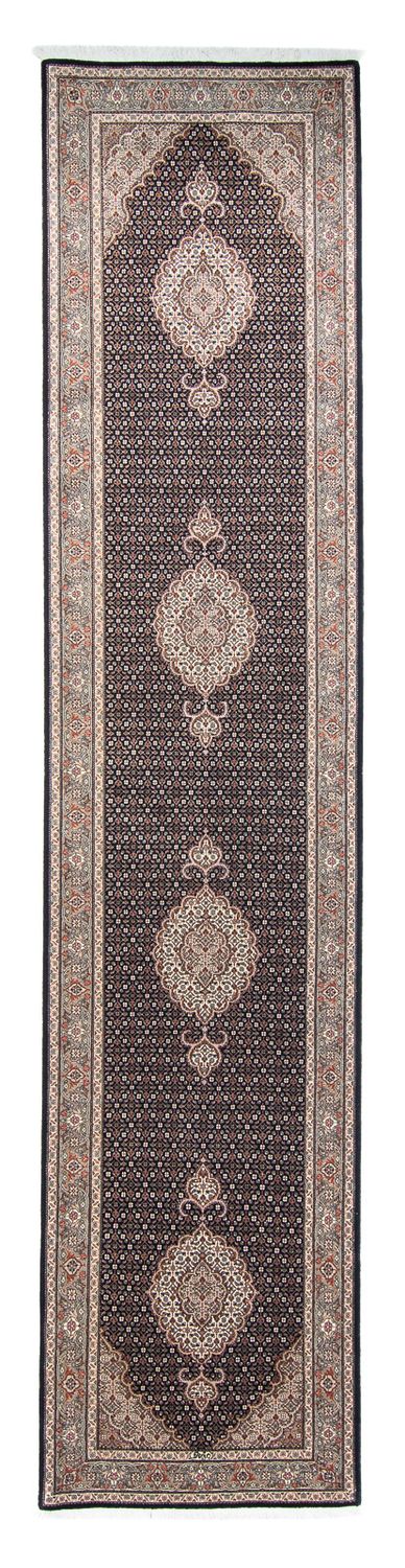 Loper Perzisch tapijt - Tabriz - 389 x 83 cm - veelkleurig