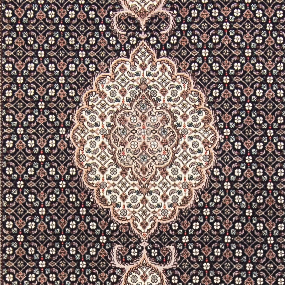 Loper Perzisch tapijt - Tabriz - 389 x 83 cm - veelkleurig