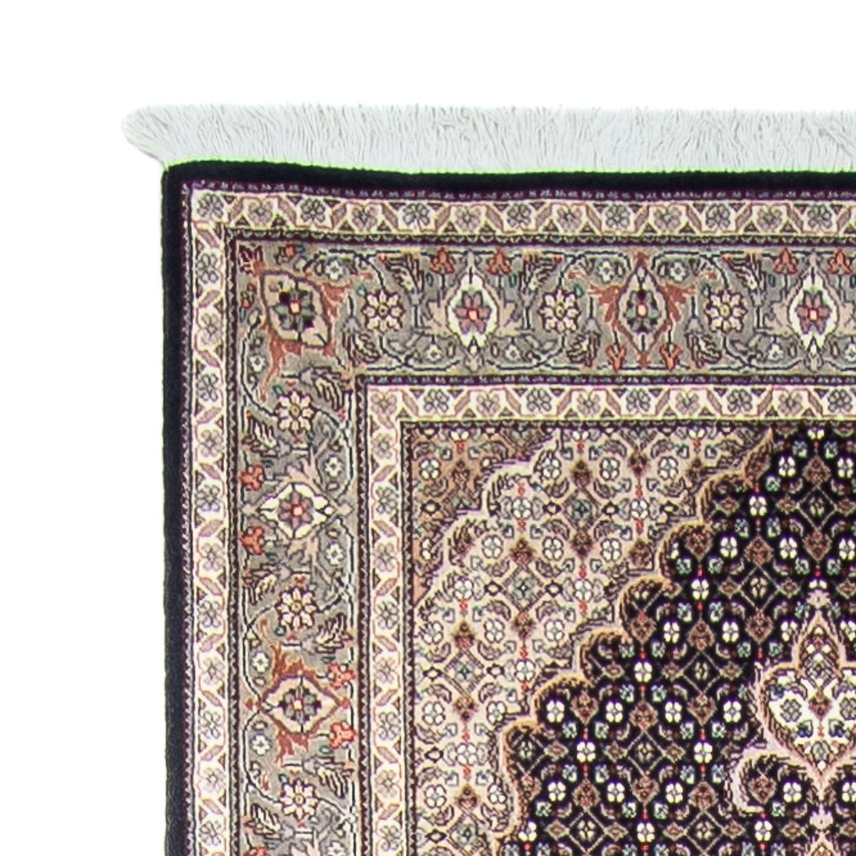 Loper Perzisch tapijt - Tabriz - 389 x 83 cm - veelkleurig