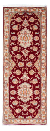 Loper Perzisch tapijt - Tabriz - Royal - 208 x 80 cm - donkerrood
