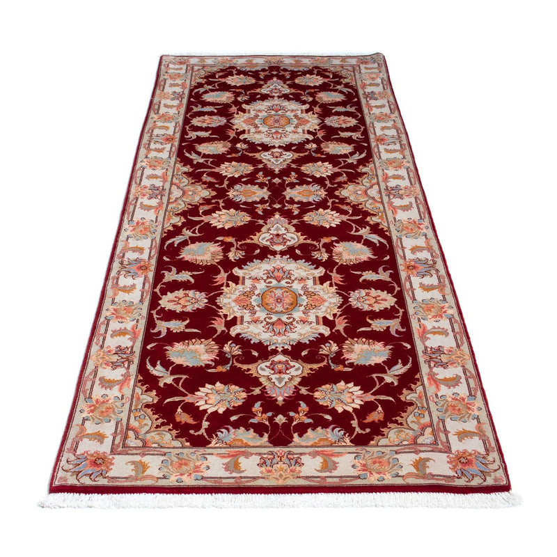 Loper Perzisch tapijt - Tabriz - Royal - 208 x 80 cm - donkerrood
