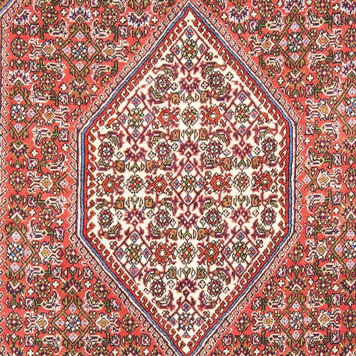 Perzisch tapijt - Bijar - 190 x 108 cm - licht rood