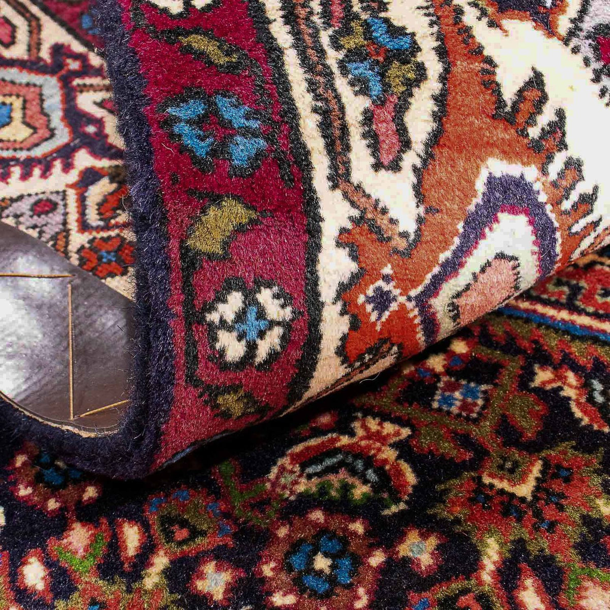 Perzisch tapijt - Bijar - 190 x 108 cm - licht rood