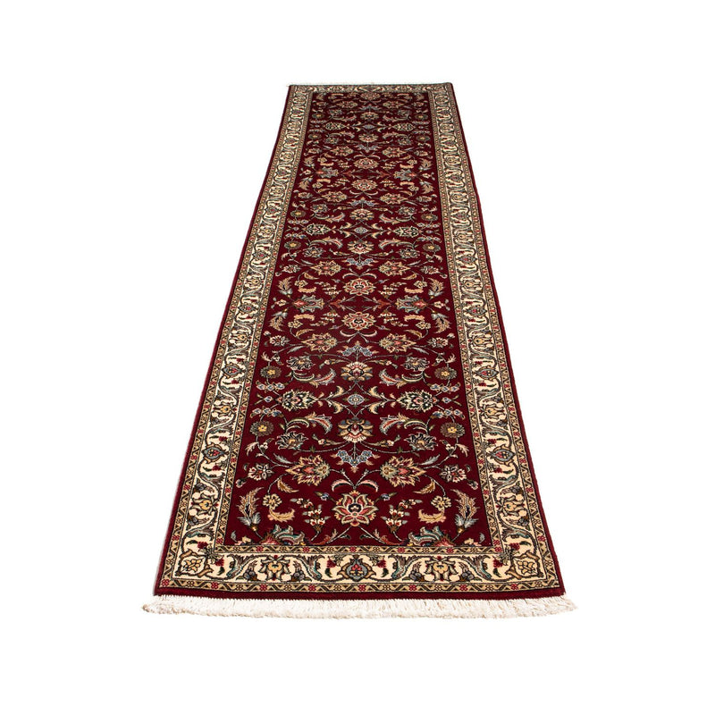 Loper Perzisch tapijt - Tabriz - Royal - 312 x 77 cm - donkerrood