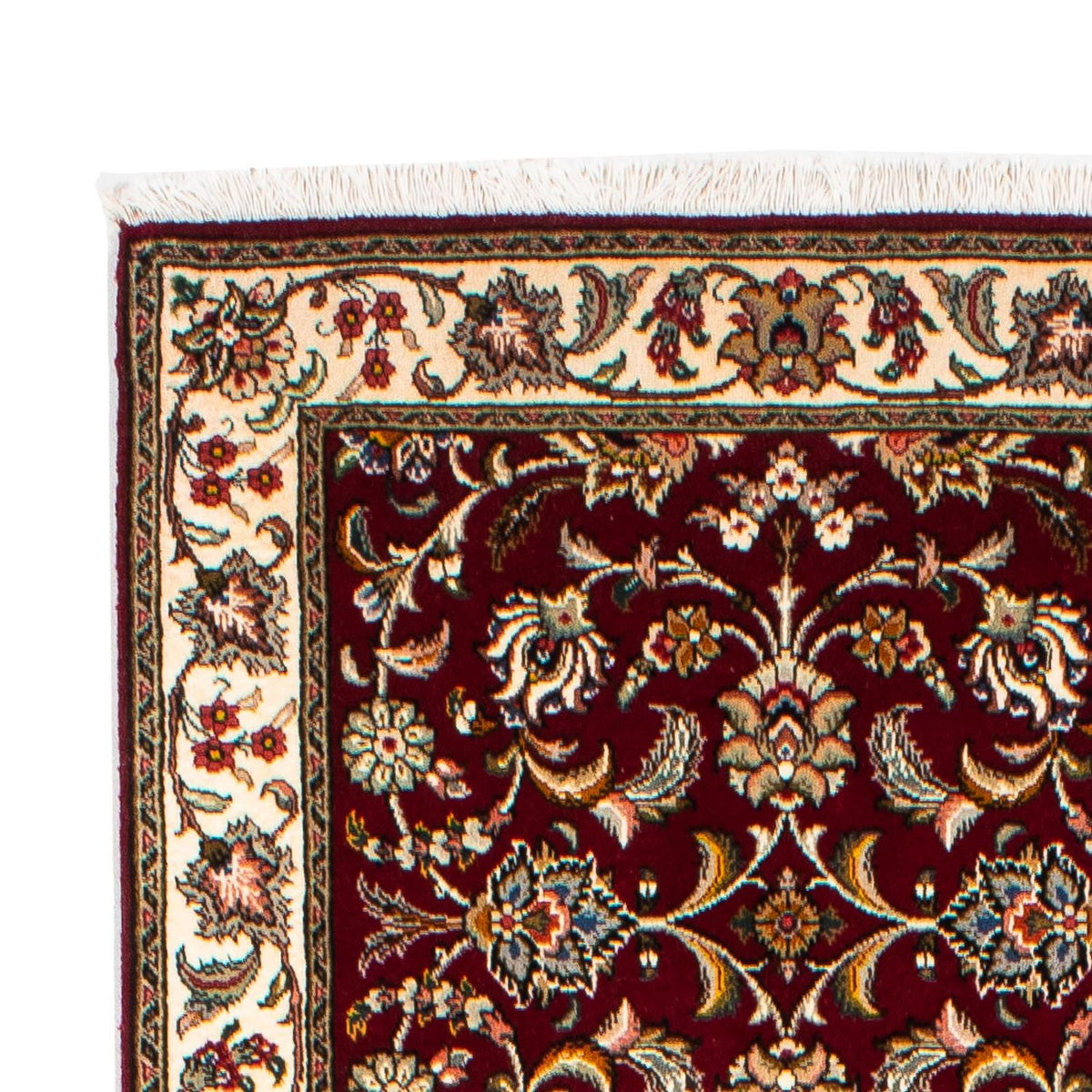 Loper Perzisch tapijt - Tabriz - Royal - 322 x 85 cm - donkerrood