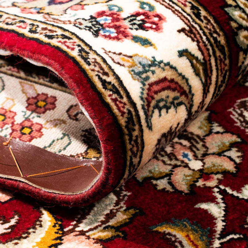 Loper Perzisch tapijt - Tabriz - Royal - 322 x 85 cm - donkerrood