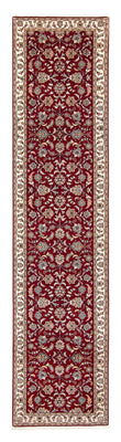 Loper Perzisch tapijt - Tabriz - Royal - 390 x 87 cm - donkerrood