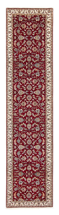 Loper Perzisch tapijt - Tabriz - Royal - 390 x 87 cm - donkerrood