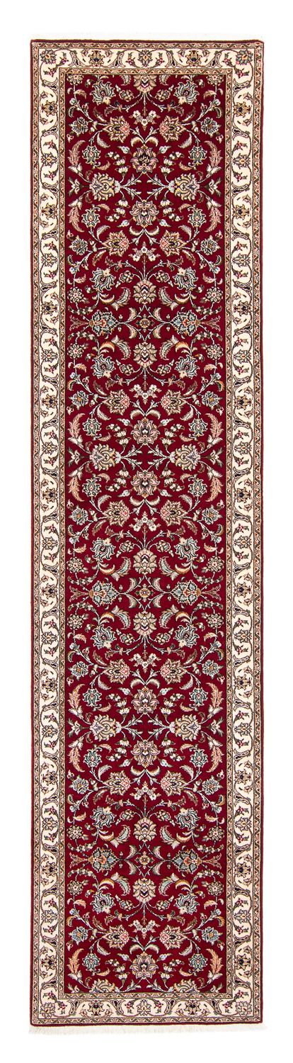 Loper Perzisch tapijt - Tabriz - Royal - 390 x 87 cm - donkerrood