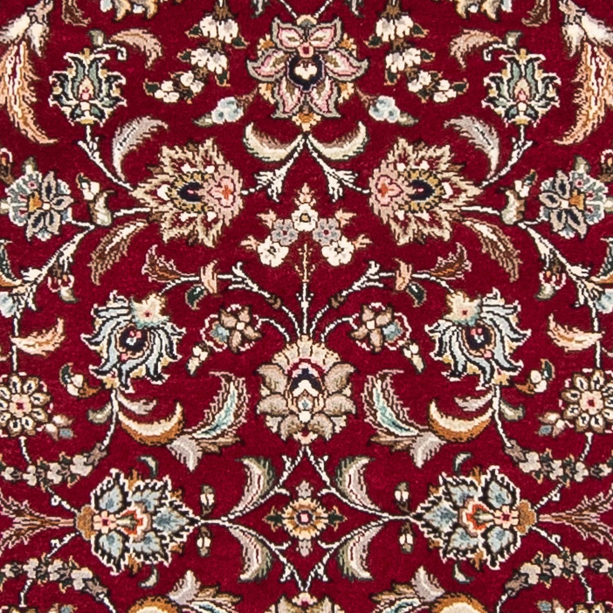 Loper Perzisch tapijt - Tabriz - Royal - 390 x 87 cm - donkerrood