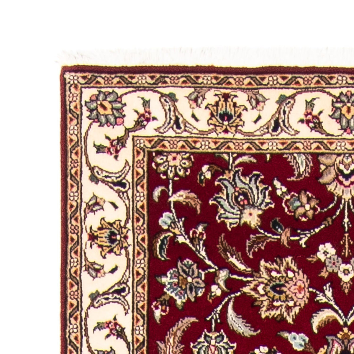Loper Perzisch tapijt - Tabriz - Royal - 390 x 87 cm - donkerrood