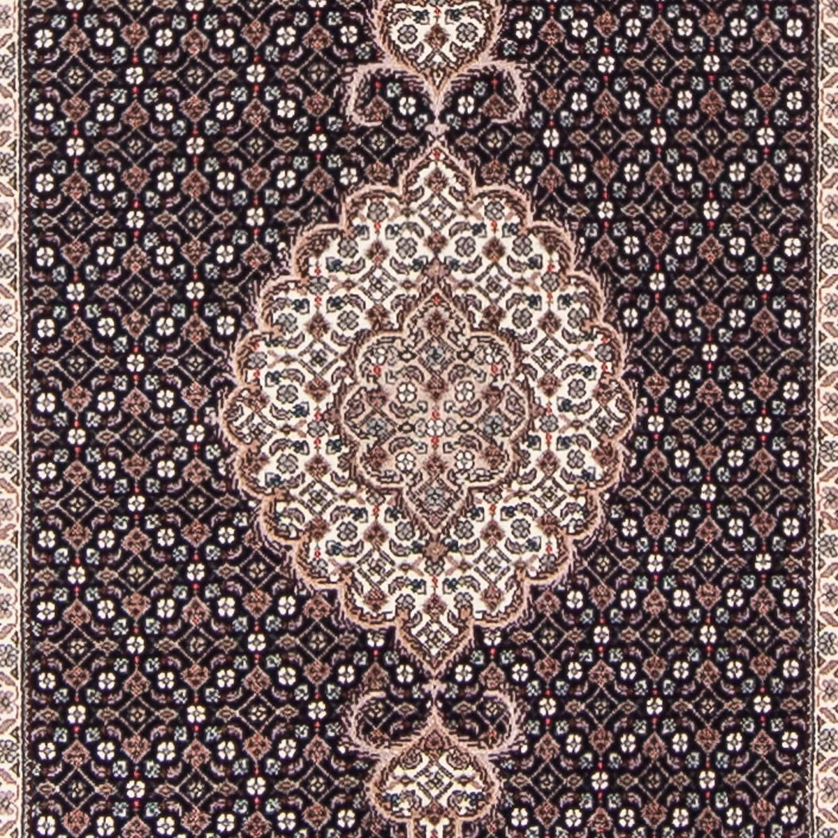 Loper Perzisch tapijt - Tabriz - 387 x 82 cm - veelkleurig