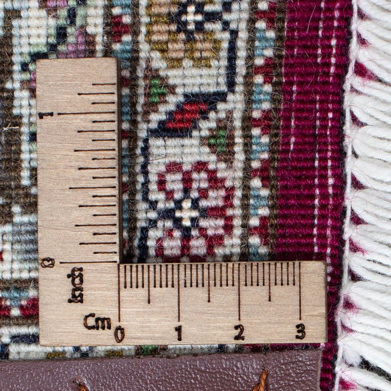 Loper Perzisch tapijt - Tabriz - 343 x 82 cm - donkerrood