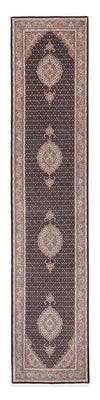 Loper Perzisch tapijt - Tabriz - Royal - 391 x 82 cm - donkerblauw