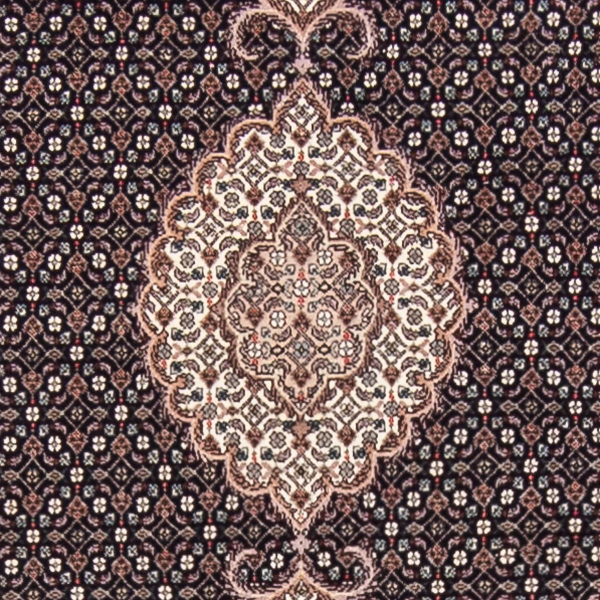 Loper Perzisch tapijt - Tabriz - Royal - 391 x 82 cm - donkerblauw