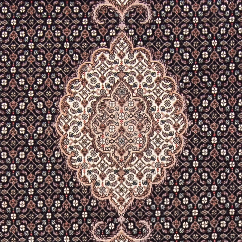 Loper Perzisch tapijt - Tabriz - Royal - 391 x 82 cm - donkerblauw