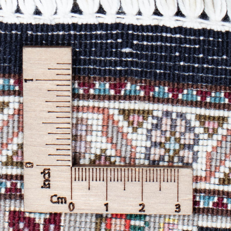 Loper Perzisch tapijt - Tabriz - Royal - 391 x 82 cm - donkerblauw