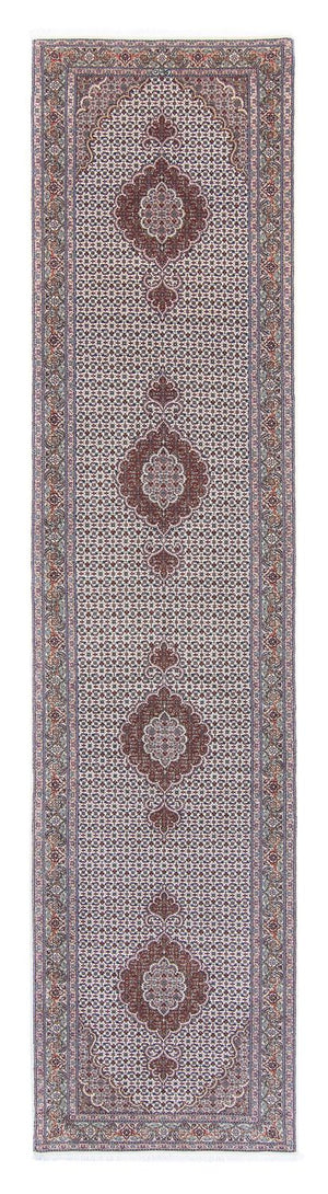 Loper Perzisch tapijt - Tabriz - 405 x 83 cm - veelkleurig