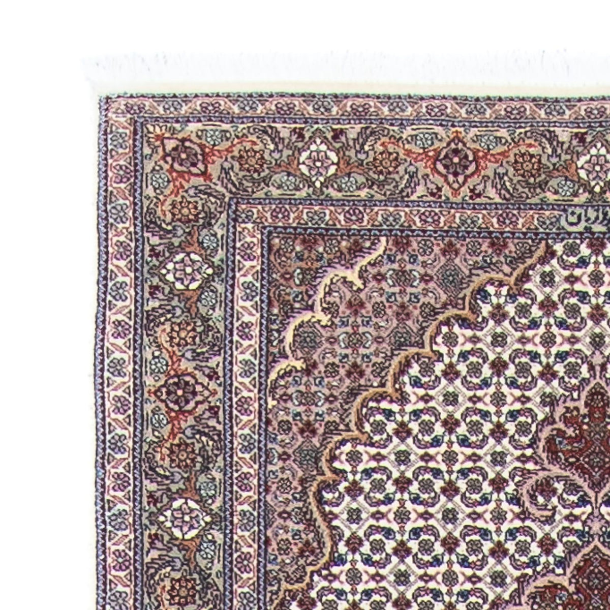 Loper Perzisch tapijt - Tabriz - 405 x 83 cm - veelkleurig