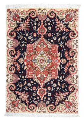 Perzisch tapijt - Tabriz - Royal - 92 x 61 cm - donkerblauw