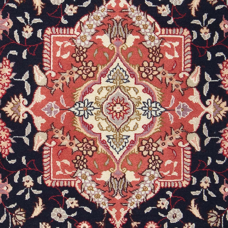Perzisch tapijt - Tabriz - Royal - 92 x 61 cm - donkerblauw