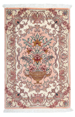 Perzisch tapijt - Tabriz - Royal - 92 x 59 cm - licht rood