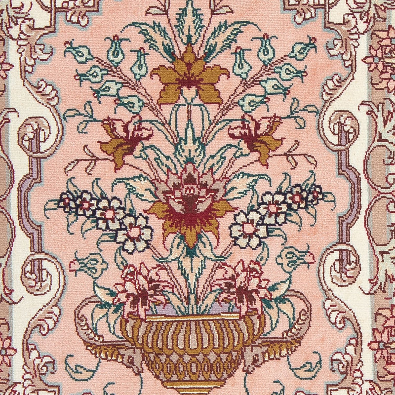 Perzisch tapijt - Tabriz - Royal - 92 x 59 cm - licht rood