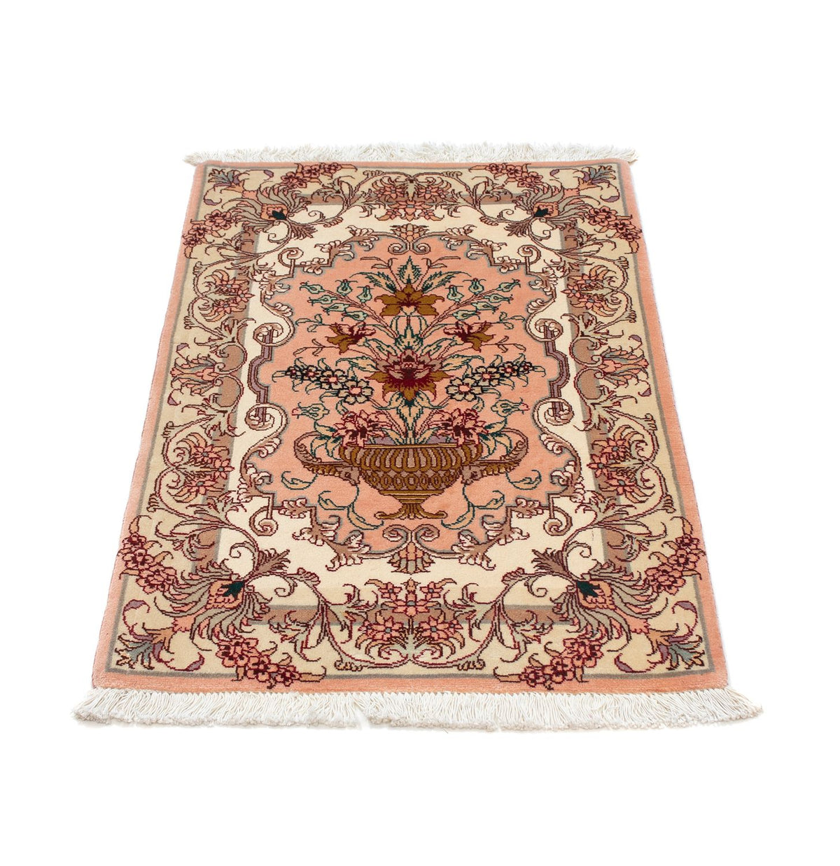 Perzisch tapijt - Tabriz - Royal - 92 x 59 cm - licht rood