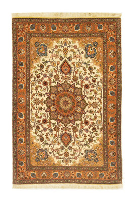 Perzisch tapijt - Tabriz - Royal - 158 x 102 cm - beige