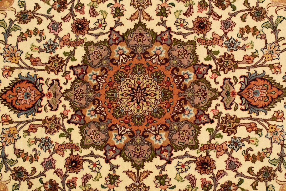 Perzisch tapijt - Tabriz - Royal - 158 x 102 cm - beige