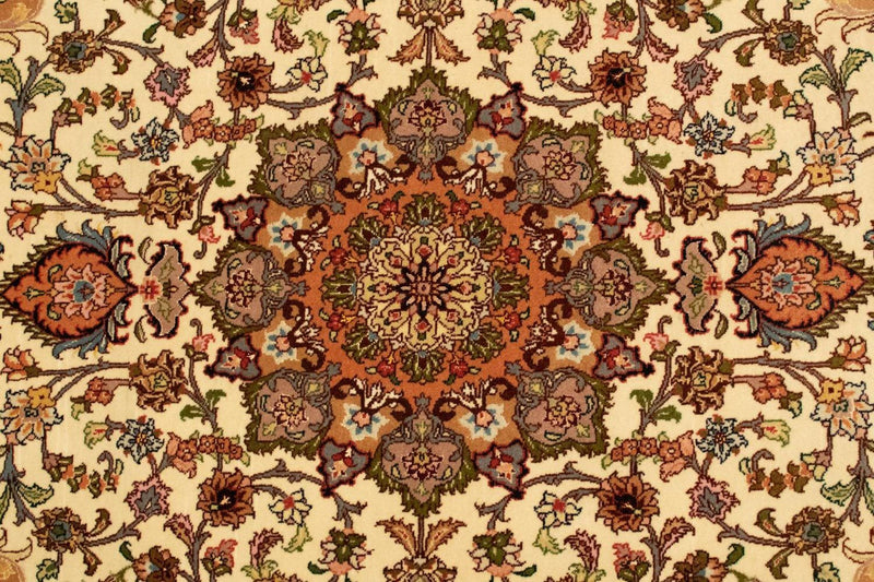 Perzisch tapijt - Tabriz - Royal - 158 x 102 cm - beige
