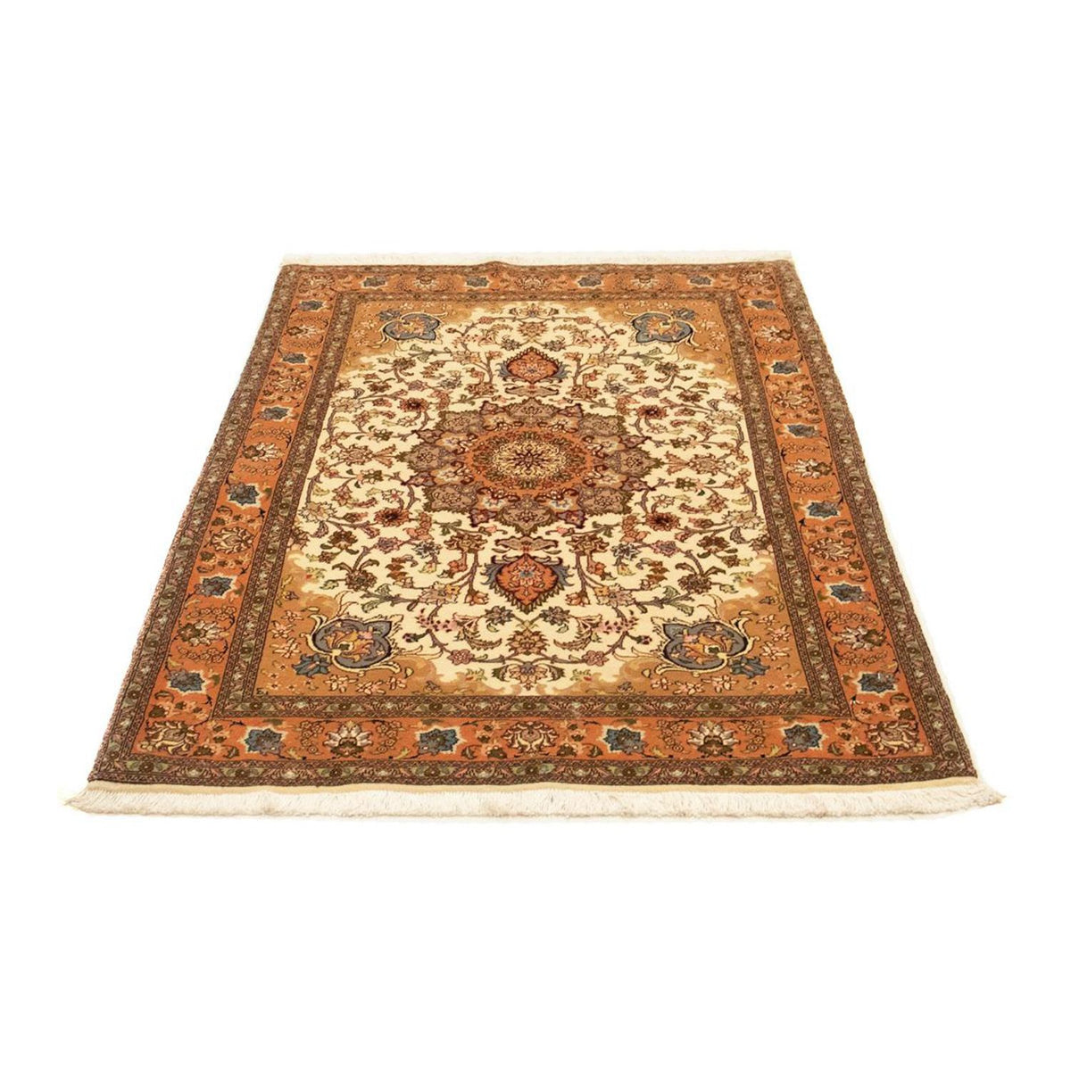 Perzisch tapijt - Tabriz - Royal - 158 x 102 cm - beige