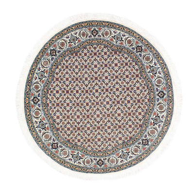 Perzisch tapijt - Tabriz - Royal rond  - 150 x 150 cm - beige