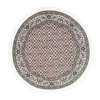 Perzisch tapijt - Tabriz - Royal rond  - 150 x 150 cm - beige