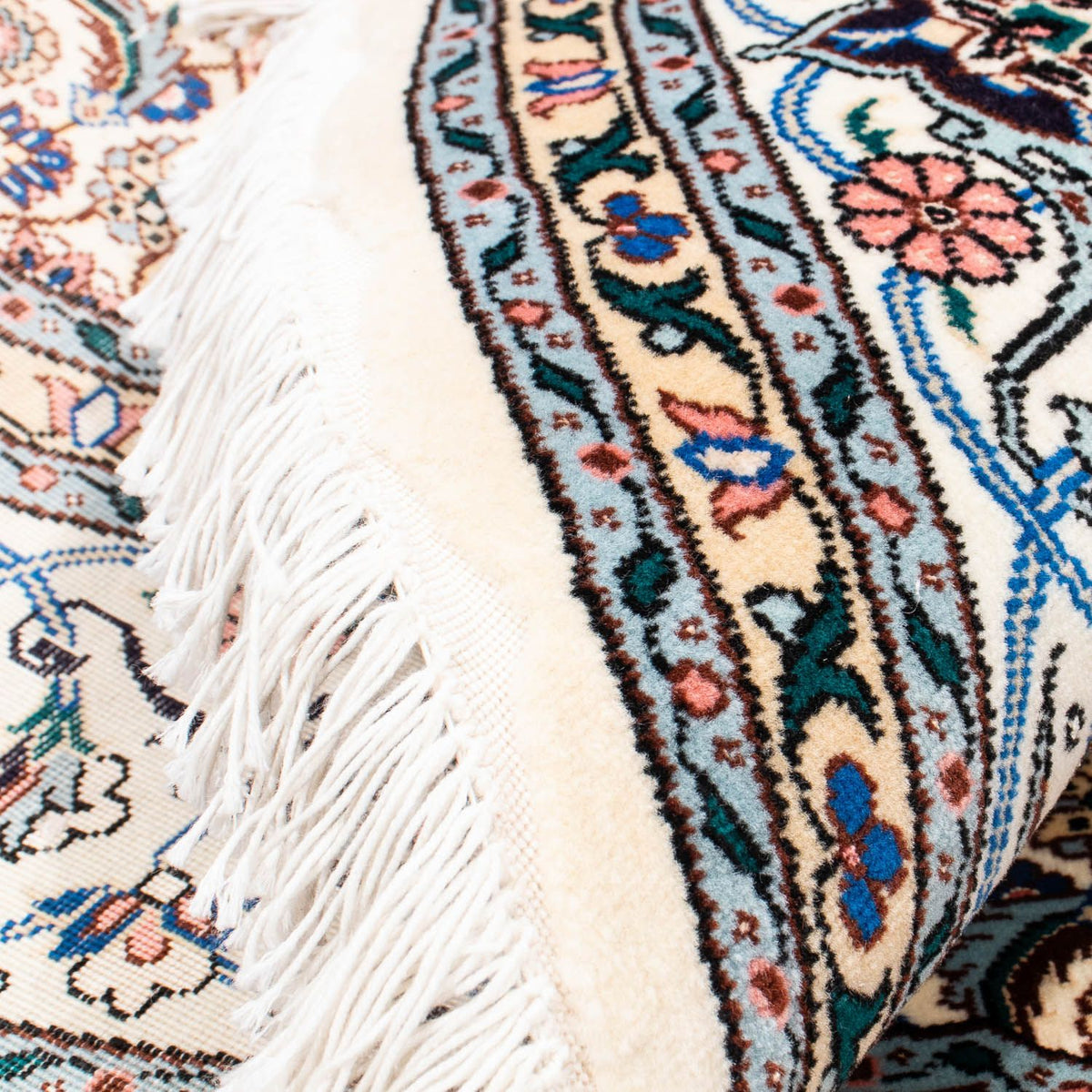 Perzisch tapijt - Tabriz - Royal rond  - 150 x 150 cm - beige