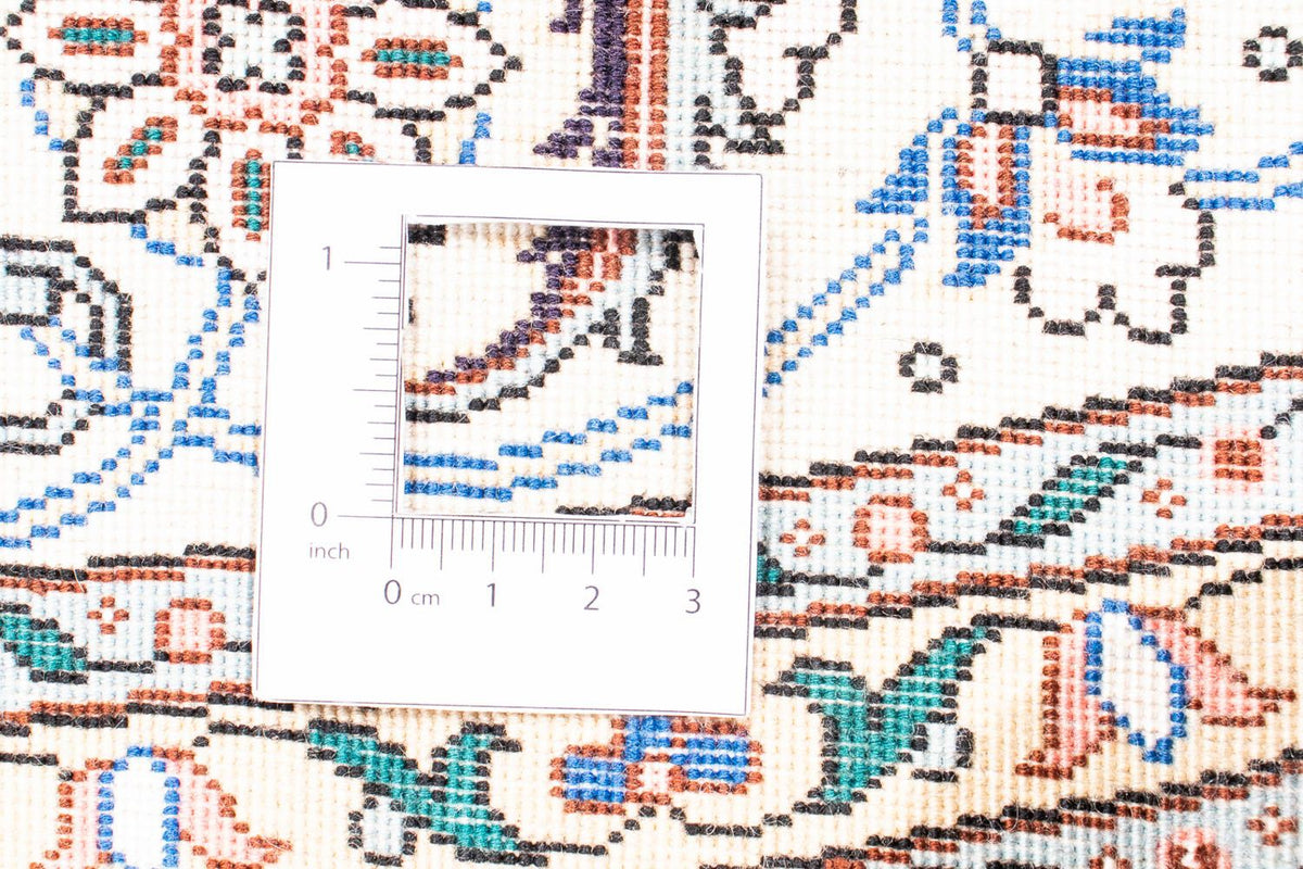 Perzisch tapijt - Tabriz - Royal rond  - 150 x 150 cm - beige