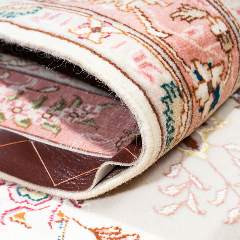 Loper Perzisch tapijt - Tabriz - Royal - 212 x 82 cm - beige