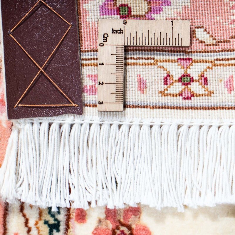 Loper Perzisch tapijt - Tabriz - Royal - 212 x 82 cm - beige