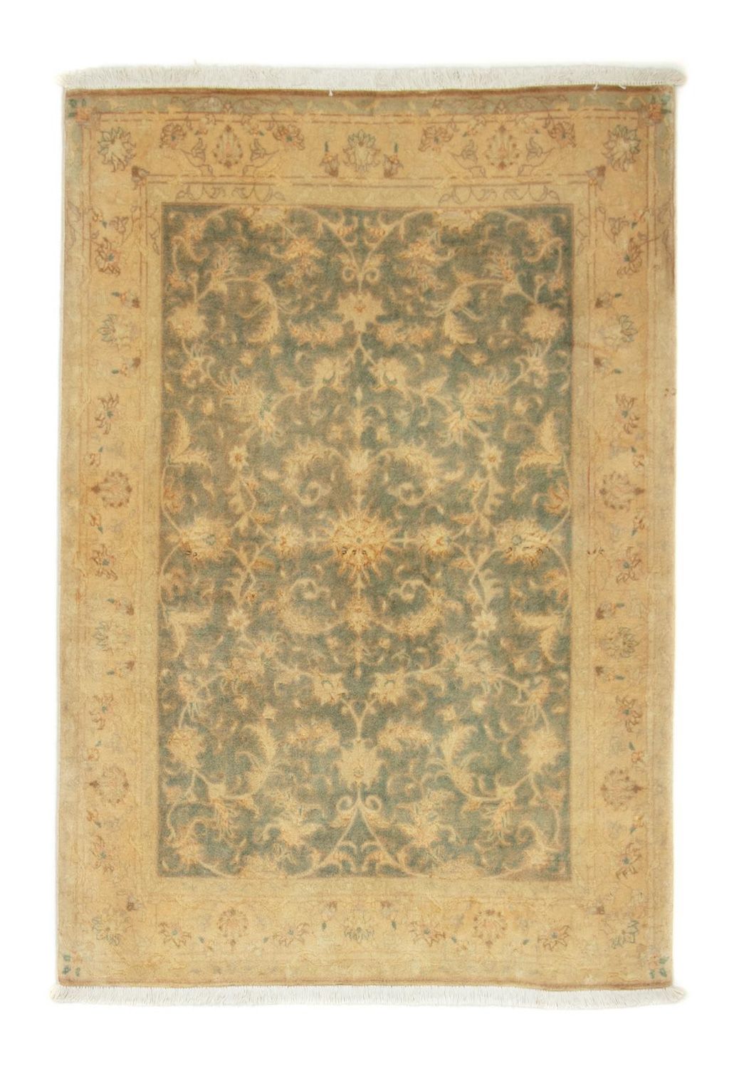 Perzisch tapijt - Tabriz - Royal - 144 x 99 cm - groen
