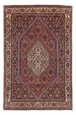 Perzisch tapijt - Bijar - 153 x 105 cm - donkerblauw